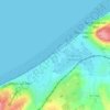 Mappa topografica Hammeau Goblin, altitudine, rilievo