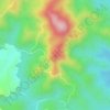 Mappa topografica Morro Grande, altitudine, rilievo