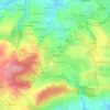 Mappa topografica La Chauvière, altitudine, rilievo
