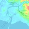 Mappa topografica San Juan, altitudine, rilievo