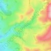 Mappa topografica La Borie Neuve, altitudine, rilievo