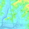 Mappa topografica 鳳浦, altitudine, rilievo