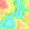 Mappa topografica Washington Mills, altitudine, rilievo