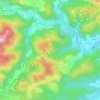 Mappa topografica La Chareyre, altitudine, rilievo