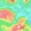 Mappa topografica Mas Audran, altitudine, rilievo