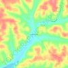 Mappa topografica Indian Mound, altitudine, rilievo