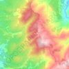 Mappa topografica Valigondoli, altitudine, rilievo