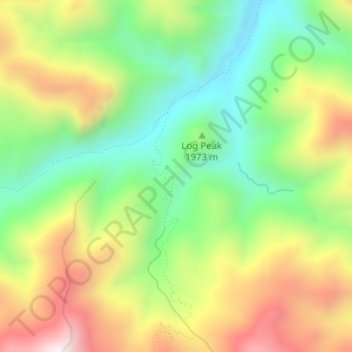 Mappa topografica Red Rocks, altitudine, rilievo