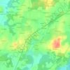 Mappa topografica Ty Nevé, altitudine, rilievo