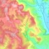 Mappa topografica Jouannes, altitudine, rilievo