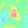 Mappa topografica Cattle Mountain, altitudine, rilievo