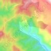 Mappa topografica Tilkiler, altitudine, rilievo
