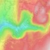Mappa topografica Orvaz, altitudine, rilievo