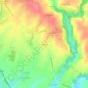 Mappa topografica Goguelais, altitudine, rilievo