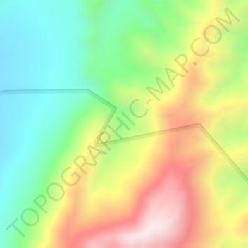 Mappa topografica Barranquilla, altitudine, rilievo
