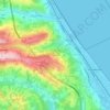 Mappa topografica Forchetta, altitudine, rilievo