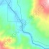 Mappa topografica Bond, altitudine, rilievo