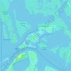 Mappa topografica Isles of Capri, altitudine, rilievo