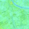 Mappa topografica Escharen, altitudine, rilievo