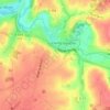 Mappa topografica La Bégonnerie, altitudine, rilievo