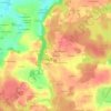 Mappa topografica Les Alliers, altitudine, rilievo