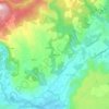 Mappa topografica Mondafonne, altitudine, rilievo