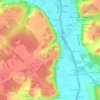 Mappa topografica Les Champions, altitudine, rilievo