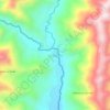 Mappa topografica La Esparta, altitudine, rilievo
