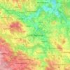 Mappa topografica Groß Gerungs, altitudine, rilievo