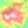 Mappa topografica Analipsi, altitudine, rilievo