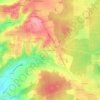 Mappa topografica Les Mesniers, altitudine, rilievo