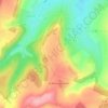 Mappa topografica Le Terne, altitudine, rilievo