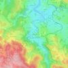 Mappa topografica Coste Rousse, altitudine, rilievo