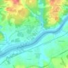 Mappa topografica Carregal de Abaixo, altitudine, rilievo