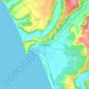 Mappa topografica Vengurla, altitudine, rilievo