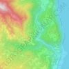 Mappa topografica Pianezza, altitudine, rilievo