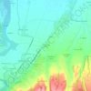 Mappa topografica Ancarano di sotto, altitudine, rilievo