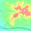 Mappa topografica Jeptha Knob, altitudine, rilievo