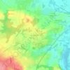 Mappa topografica La Roche Martin, altitudine, rilievo