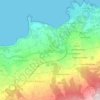 Mappa topografica Buen Paso, altitudine, rilievo