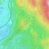 Mappa topografica Jelovica, altitudine, rilievo
