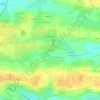 Mappa topografica La Menuais, altitudine, rilievo