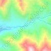 Mappa topografica Cuestecita, altitudine, rilievo