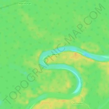 Mappa topografica Ilario, altitudine, rilievo