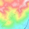 Mappa topografica 善坛, altitudine, rilievo