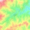 Mappa topografica Fazendo do Sacramento Segundo, altitudine, rilievo