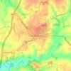 Mappa topografica Hatfield Heath, altitudine, rilievo