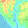 Mappa topografica Girawan, altitudine, rilievo