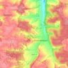 Mappa topografica Reith, altitudine, rilievo