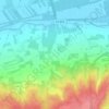 Mappa topografica El Molar, altitudine, rilievo